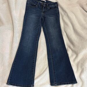 SO Women's Dark Blue Boot Cut Jeans